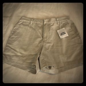 🔥J Crew tan shorts- NWT! 4 petite